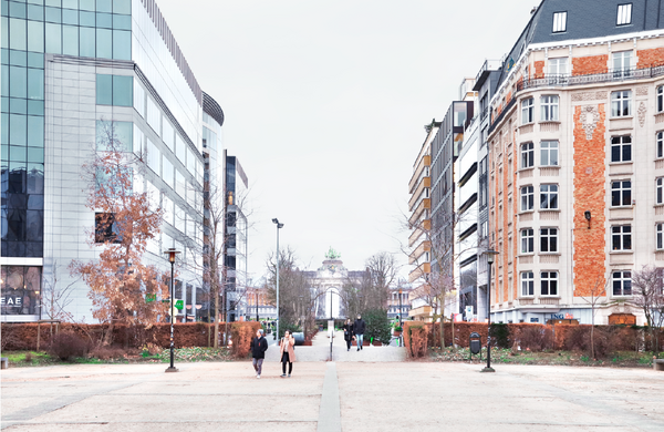 Europese wijk: rondpunt Schuman