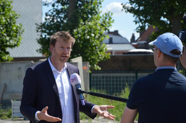 Antoine De Borman geeft zijn eerste interview op de site Weststation