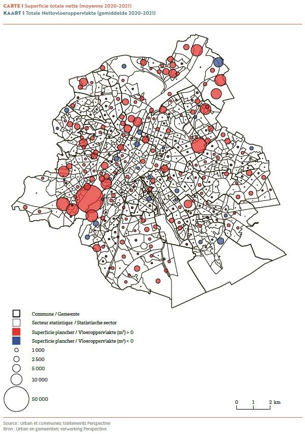 Totale Nettovloeroppervlakte (gemiddeld 2020-2021)