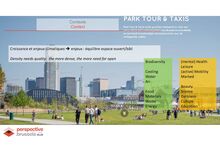 Slide de la présentation de la RBC: Espaces ouverts dans les villes compactes et denses